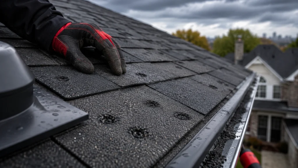 What Does Hail Damage Look Like on a Roof?